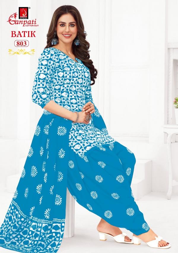 Ganpati Batik Patiyala Vol-8 – Dress Material